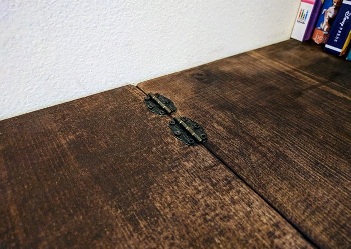 floating wall desk hinges