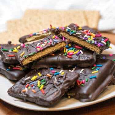 Chocolate covered graham crackers recipe.