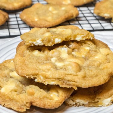 White chocolate macadamia nut cookies recipe.