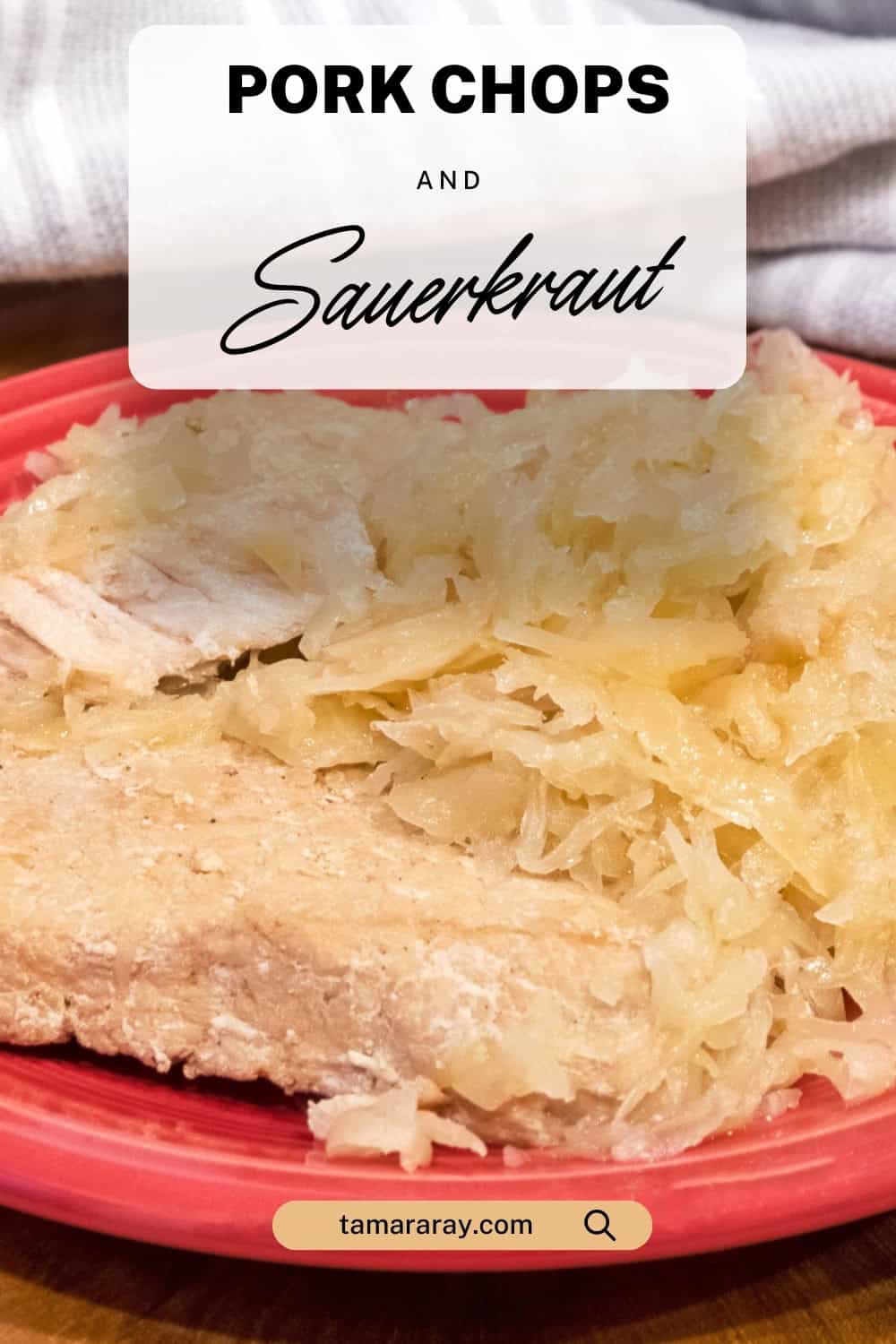Fried Pork Chops and sauerkraut