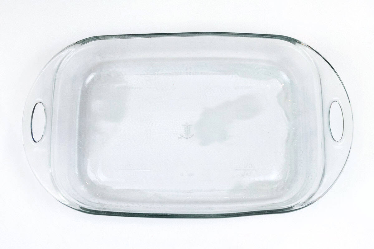 Spray the dish with nonstick cooking spray.