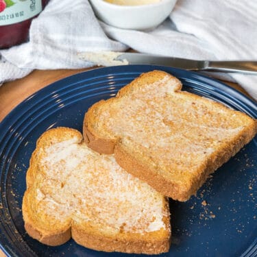 Air fryer toast recipe.