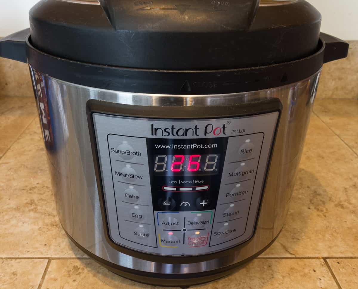 Set on manual for twenty-six minutes.