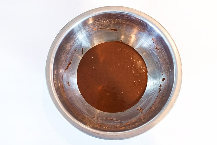 Skim milk and the cocoa mixture whisked together until smooth.