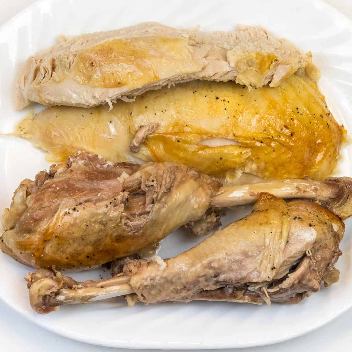Oven Baked Turkey Recipe (Breast & Legs)