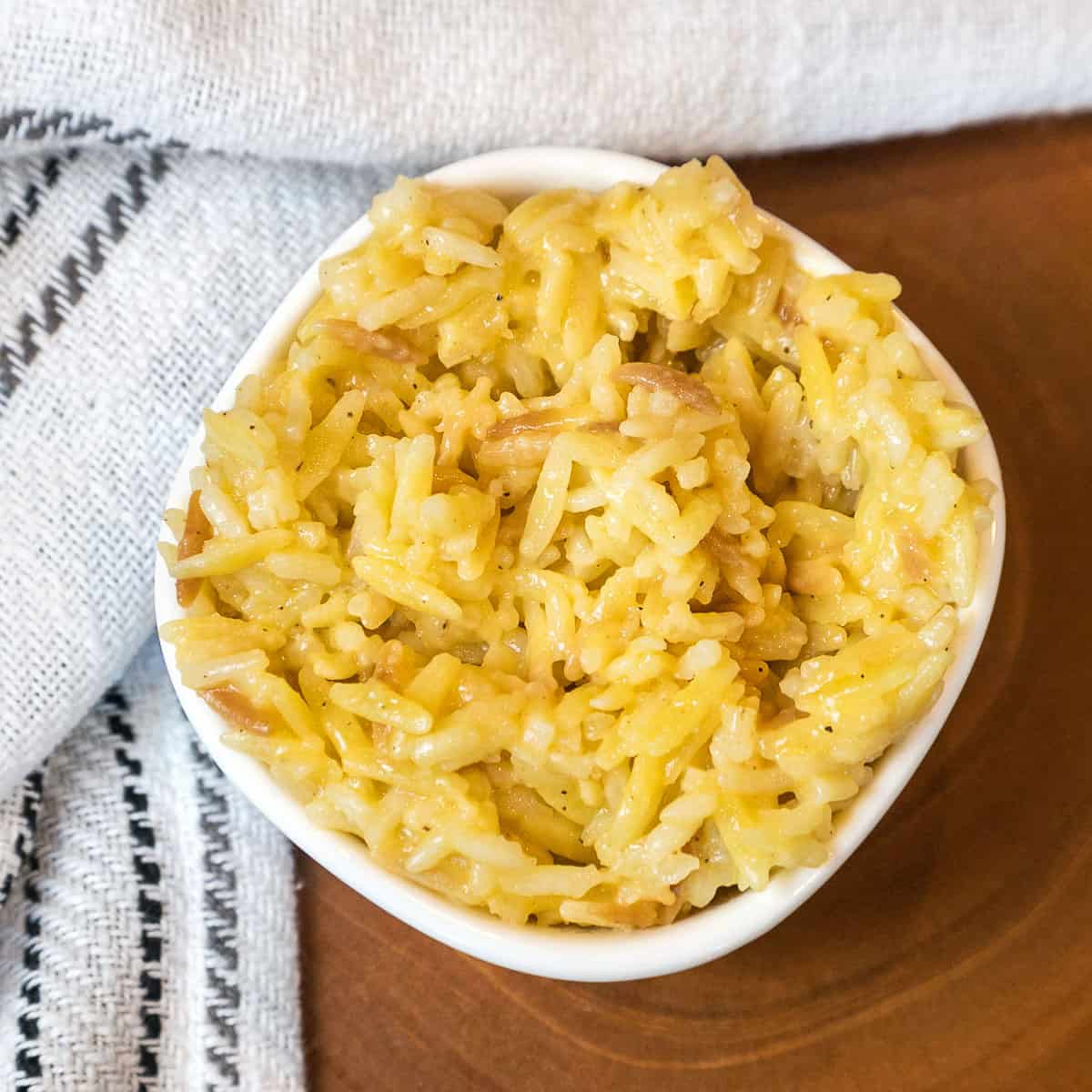 Homemade Rice-A-Roni (Cheese)