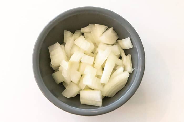 Onions in a bowl.