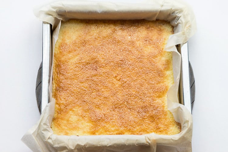 Lemon filling baked in oven for twelve more minutes.