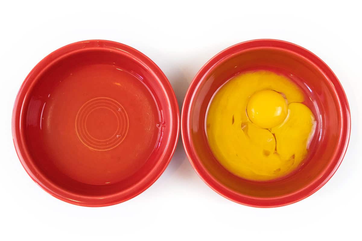 Separate the egg yolks from the egg whites.
