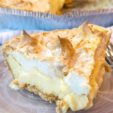 Lemon meringue pie with condensed milk recipe.