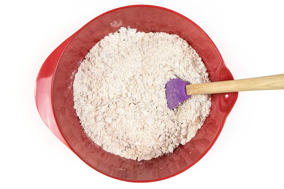 Mix the pecans, powdered sugar, and vanilla wafers well.