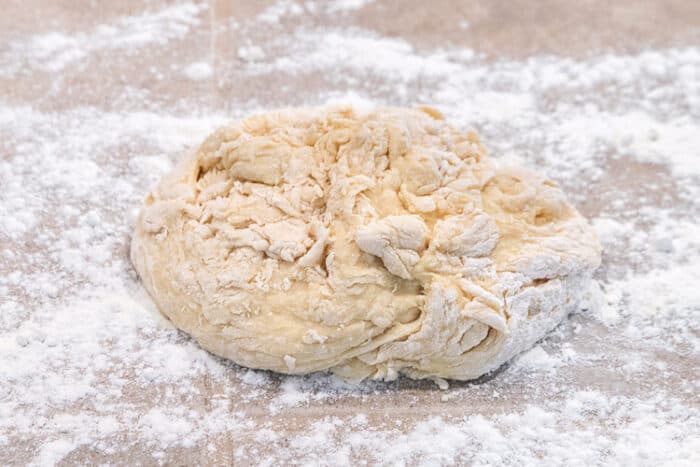 Pierogies dough.