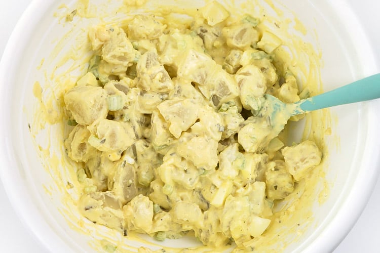 Potato Salad with Eggs and Mustard