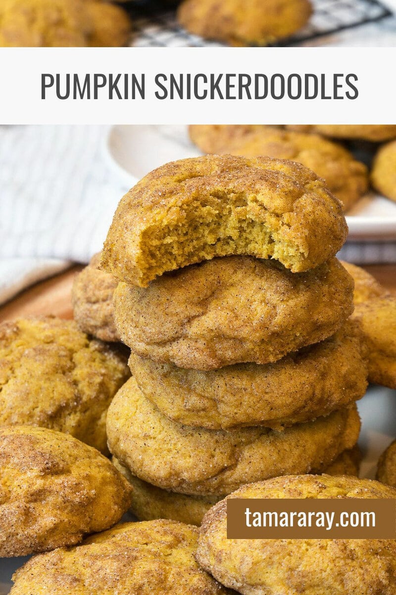 Pumpkin snickerdoodle cookies.