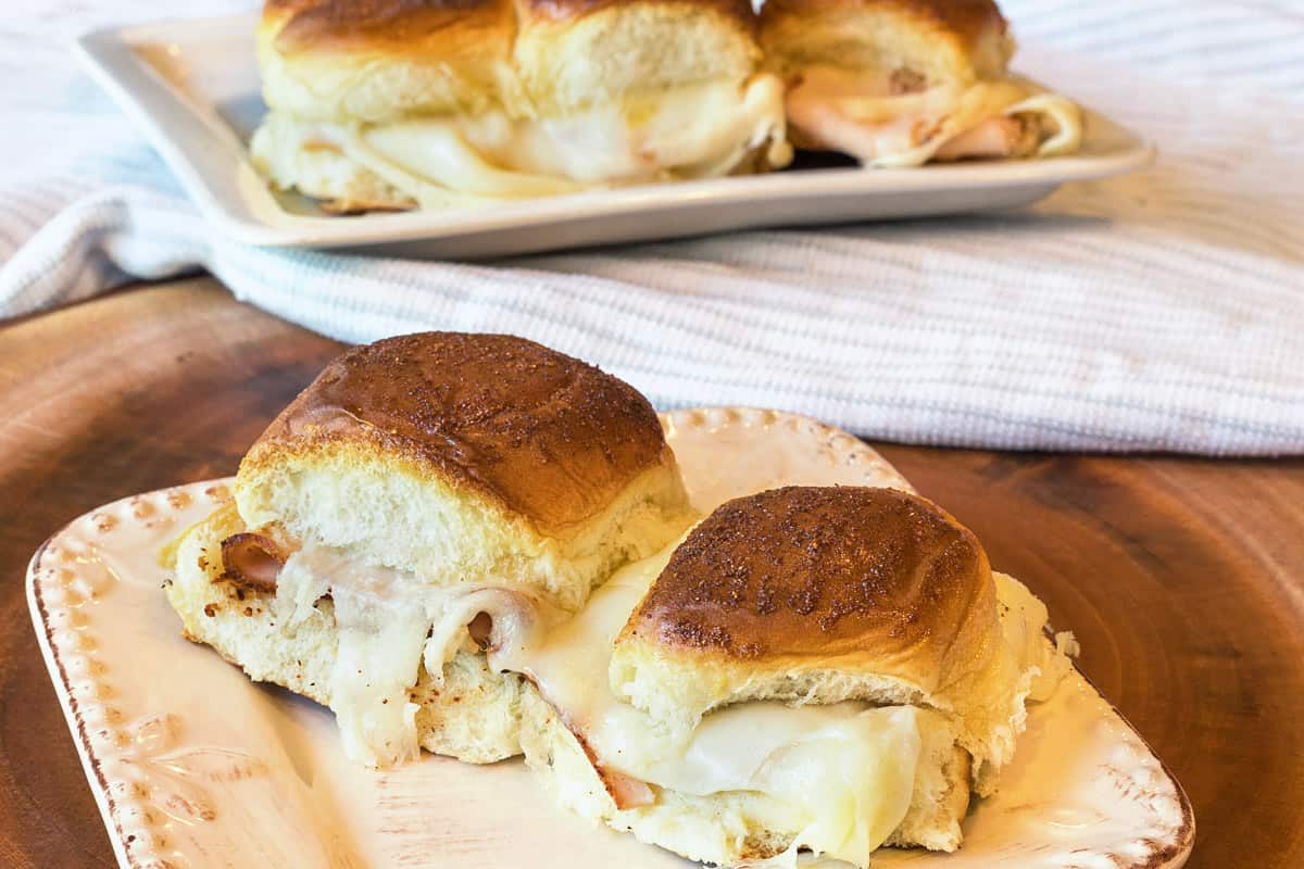 Turkey Sliders on Hawaiian Rolls