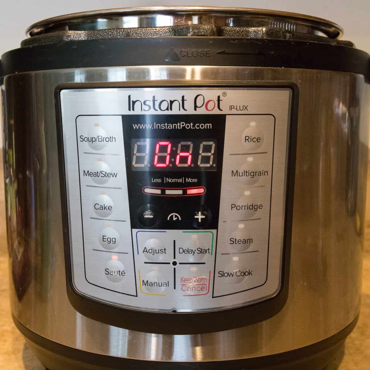 Instant Pot set to sauté.