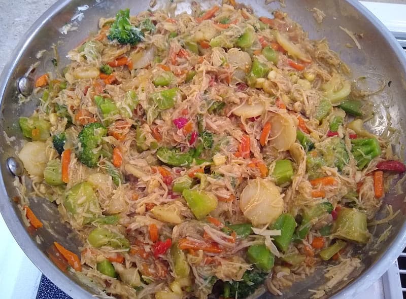 Spicy Chicken Stir-Fry with Frozen Vegetables - Tamara Ray