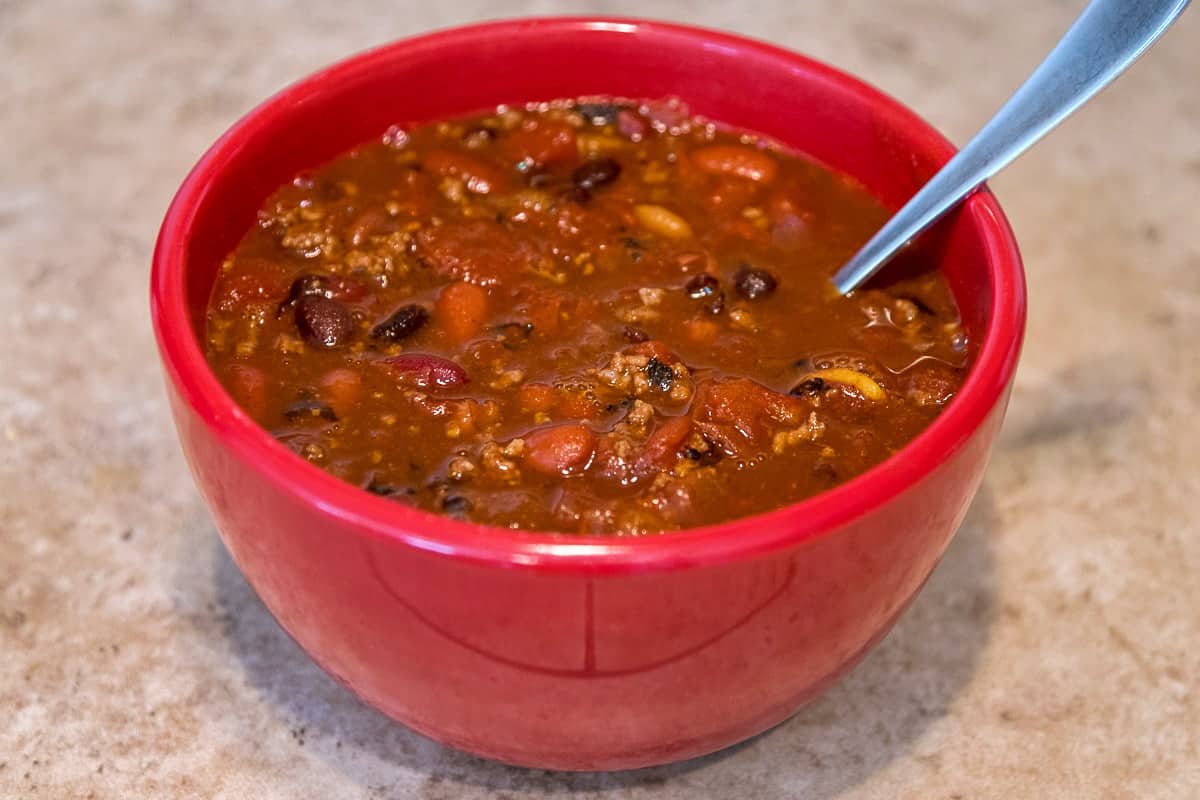 Chili Instant Pot Final Dish