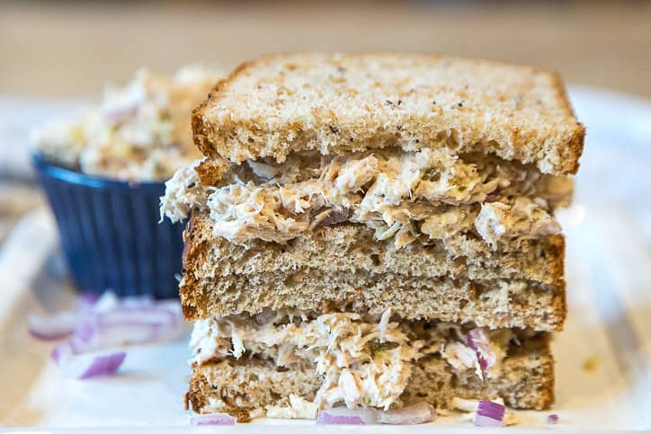 Tuna salad sandwich.
